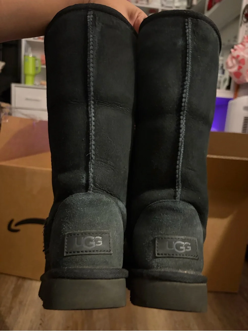 Black UGG Classic Tall boots
